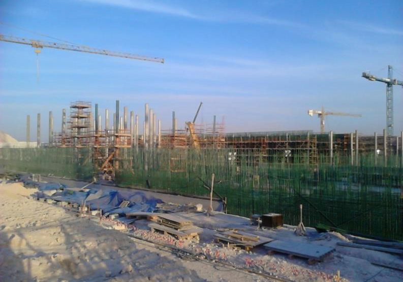 Steel Reinforcement Fixing Works for Mega Reservoir