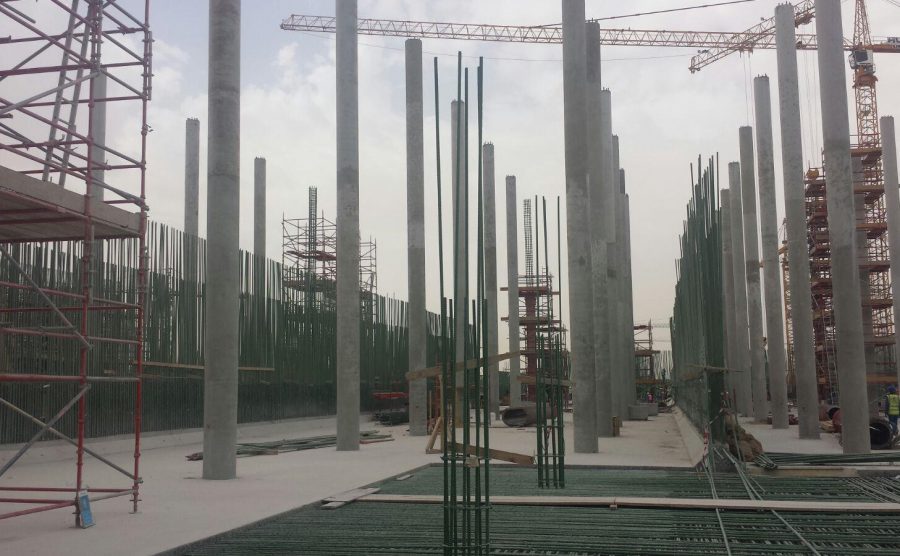 Steel Reinforcement Fixing Works for Mega Reservoir